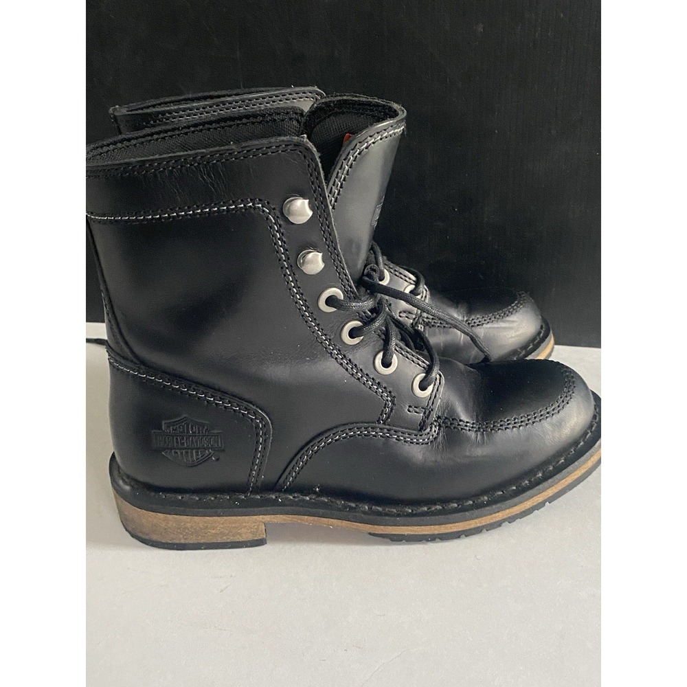 Harley-Davidson Women's Henna Leather Motorcycle Boots. Size 6M